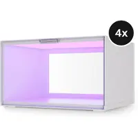Nanoleaf X Fantaqi EXPO Smart LED Display Case Starter Kit (4 Pack)|16M+