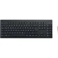 Kensington KB150 EQ - Clavier - pleine taille - sans fil - 2,4 GHz - QWERTZ - allemand - noir - carton (K75561DE)
