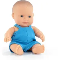 Miniland Poupée bébé caucasienne , 21 cm Taille unique