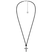Fossil Chaîne noir / argent