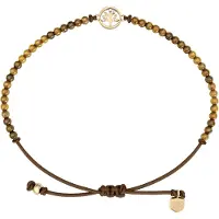 Fossil Bracelet marron / or
