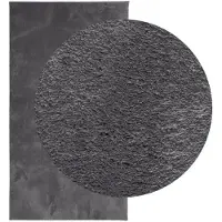 vidaXL Tapis HUARTE à poils courts doux et lavable anthracite 80x200cm