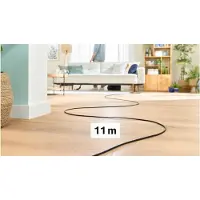 Bosch Serie 4 BGL41POW2H, 850 W, Aspirateur à tambour, Sec, Sac à poussière, 4 l, HEPA