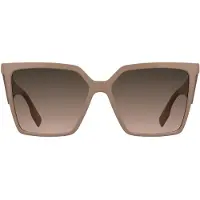 Karl Lagerfeld Lunettes de soleil pour femmes , modèle KL6207S, couleur nude avec verres dégradés rose-brun