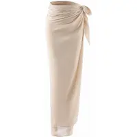 Emilie collection Serviette de plage 'Pareo sarong viscose' beige