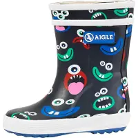 Aigle Bottes de Pluie Aigle Kids Baby Flac Monstres-Taille 22