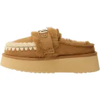 Mou Mule beige clair / cognac