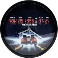 Joy toy Retour vers le futur : Horloge murale "Destination Temps"
