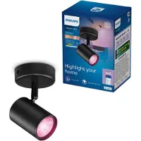 Philips Smart Lighting Spot GU10 à intensité variable et couleurs réglables (GU10, 345 lm)