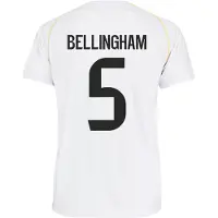 Real Madrid 25/26 Bellingham Home Short Sleeve T-shirt Blanc M Homme