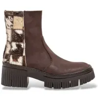 Art pour femme. 11374S27R003_012 Bottines en cuir 1374S Patchwork marron (36), 3 à 5 cm, Fermeture éclair, Casuel