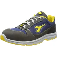 Diadora , modèle Run Low S3 SRC ESD, unisexe, couleur gris château/bleu, taille 39 (EU)