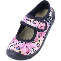 Beck Ballerines 'Viola' bleu clair / jaune pastel / violet / noir