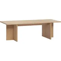 Hubsch Table basse en bois de chêne - naturel