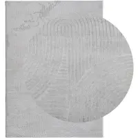 vidaXL Tapis IZA poils courts style scandinave gris 200x280 cm