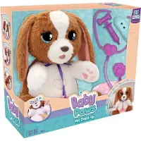 Baby Paws Interactif Peluche - Chiot interactif - Contrôle vétér - - UneTaille - Peluche