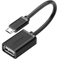 UGREEN USB vers Micro-USB 0,12 M noir 10396