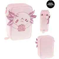 Tinka Axolotl Pencil Case Rose Homme