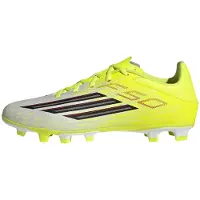 Adidas Chaussures de football unisex F50 Club, adaptées aux terrains fermes et polyvalents, coloris "Team Solar Yellow"