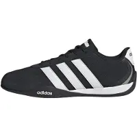 Adidas Chaussures Adipista pour hommes, couleur noir/blanc/argent métallisé, taille 39 1/3 (Europe)