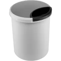 V-Part Moon 30 litres gris clair, Poubelle, Gris