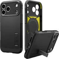 Spigen Coque Tough Armor MagSafe pour Apple iPhone 18 Pro Max / 17 Pro Max - Black