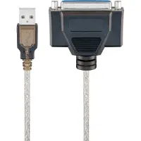 Goobay USB to parallel converter / adaptor / Câble USB "A" plug 25 pin D-SUB jack