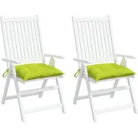 vidaXL Coussins de palette lot de 2 vert brillant 50x50x7 cm