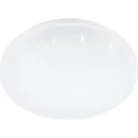 Eglo Plafonnier Frania-Ip blanc Ø 31cm effet cristal