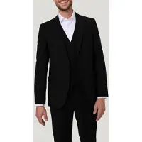 Pierre Cardin Modern Fit Veste noir, Unicolore