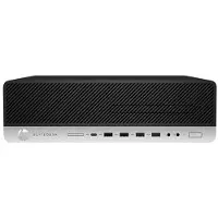 HP Ordinateur de bureau EliteDesk 800 G5 SFF Intel Core i5 16 Go RAM 256 Go SSD Noir et Argent Reconditionné