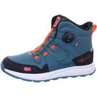 TROLLKIDS Chaussures pour enfants, bottes d'hiver pour garçons, bottes montantes, couleur turquoise, chaussures de loisirs