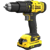 Stanley V20 Perceuse Visseuse à Percussion 50Nm- Lithium 18V - 2 Batteries 1,5Ah FATMAX - SFMCD711C2K-QW