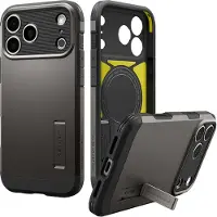 Spigen Coque Tough Armor MagSafe pour Apple iPhone 18 Pro Max / 17 Pro Max - Gunmetal