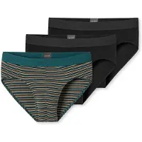 Schiesser Slip ' 95/5 Multi ' marron / pétrole / noir