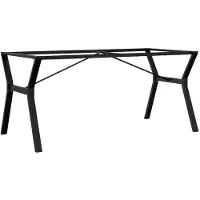 vidaXL Châssis de table de salle à manger en forme de Y 160x80x73 cm Acier
