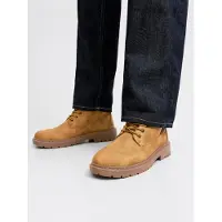 Jack & Jones Bottines à lacets 'JFWAINSWORTH' moutarde / noir