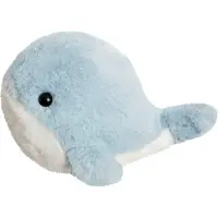 Aurora World , 61396, Baleine Kairi 18cm, Peluche, Bleu & Blanc, Bleu/Blanc
