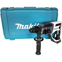 Makita DHR 202 ZKW Marteau perforateur sans fil 18 V 20 mm 2,0 J blanc + coffret - sans batterie, sans chargeur