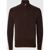 Selected Pull-over 'SLHRodney' marron