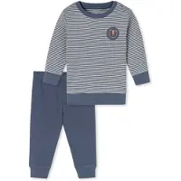 Schiesser Pyjama ' Nightwear ' bleu roi / bleu foncé