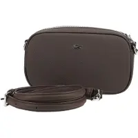 Lacoste sac à épaule bandoulière Daily City Crossover Bag Dark Brown marron foncé
