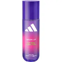 Adidas Les vibrations timulent le parfum Hair & Body Mist pour les femmes, les notes de boulange d'humeur de mangue luxuriante et de citron doux