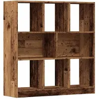 vidaXL Bibliothèque vieux bois 97,5x29,5x100 cm bois d'ingénierie