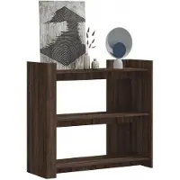 vidaXL Table console chêne marron 100x35x90 cm bois d'ingénierie