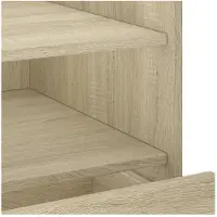 vidaXL Table de chevet chêne sonoma 45x50x50 cm bois d’ingénierie