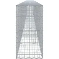 vidaXL Gabion avec couvercle 900x50x100 cm Fer galvanisé