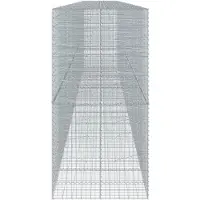 vidaXL Gabion avec couvercle 1100x100x200 cm Fer galvanisé