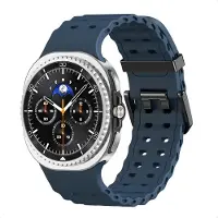 IMoshion Bracelet Ocean en silicone pour Samsung Galaxy Watch 9 (40/44mm) / Watch 8 (40/44mm) / Classic (46mm) - Bleu foncé