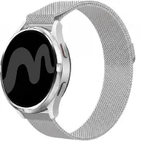 IMoshion Bracelet magnétique milanais - Connexion universelle 24 mm - Argent